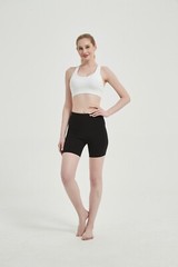 Women Cotton Spandex Athletic Yoga Sport Gym Bike Shorts 30 Colors Made in USA