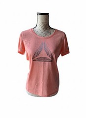 Reebok Speedwick Women’s Medium Coral Graphic T-Shirt