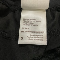 Avalanche (Size Small) Women’s High Wasted UPF 50+ Short “Black” Zipper Pockets!