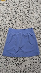 Tek Gear Womens Active Skort Periwinkle Blue Zip Pockets Built-In Shorts Size S