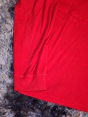 Hannah Anderson Organic Cotton XXL Red Ling Sleeve Shirt Plain Soft LNWT