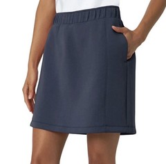 NEW Mondetta Womens High Rise Walking Skort Blue Tencel Recycled Fabric Size XL