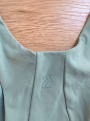 All In Motion Tank Top Women Med Tank High Neck Moisture Wicking Sage Green Crop