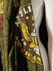 Vintage Womens Affliction Full Zip Reversible? Hoodie Size PAIR Green & Black XS