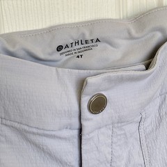 Athleta Trekkie North Joggers Snap Zip Front Women’s Size 4T 35 Inseam Quick Dry