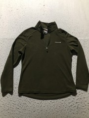 Avalanche Fleece Pullover Womens L Large Dark Green 1/4 Zip Mock Neck