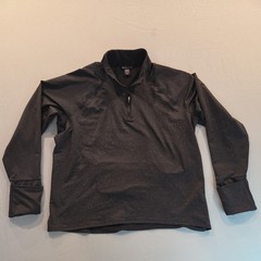 Athleta XL Whistler Half Zip Shirt Top Cosmos Reflective Nice! #466433