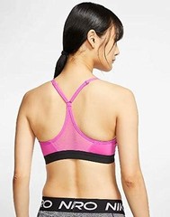 Nike Indy Light-Support Women’s Padded Adjustable Sports Bra Size M Fuschia