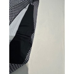 S.C. & Co. Womens Black White Geometric Chain Print Skort XL Stretch Activewear