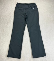 Nike Dri Fit Golf Pants Womens S Green Straight Leg Outdoor Hiking Performance