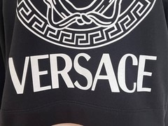 NWT Versace Medusa Tribute Black Logo Graphic Crewneck Sweatshirt 42 US 6 $1150