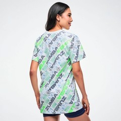 Zumba Jean Jamz Unisex Crew Neck Tee – White/Green ~ XS/S M/L XL/XXL ~ New!