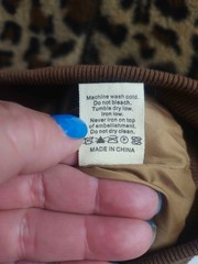 Lucky Finds Hoodie Womens S Faux Fur Leopard Print Boho Chic Grunge Layering Y2K