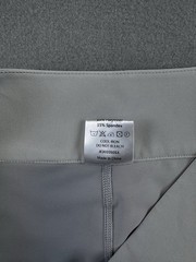 Macade Women’s Golf Skort Light Gray Solid Pull-On Skort Slim Fit Size M