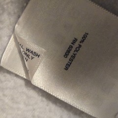 Lands Ends Womens Quarter Zip Pullover Fleece Sweatshirt. Size Small. Snowflake