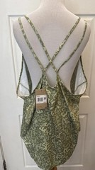 Nike Dri-Fit One Luxe Strappy Slim Fit DZ3093 Tank Top Womens 2X Green NWT $62
