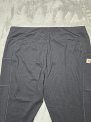 Carhartt Womens XL Black Cargo Leggings Pants Fitted BN5321-W