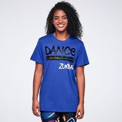 Zumba Pride Unisex Crew Neck Tee – So Into Blue ~ XS/S M/L XL/XXL ~ New!