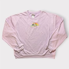 Powerpuff Girls Jerry Leigh Purple Embroidered Sweatshirt XXL