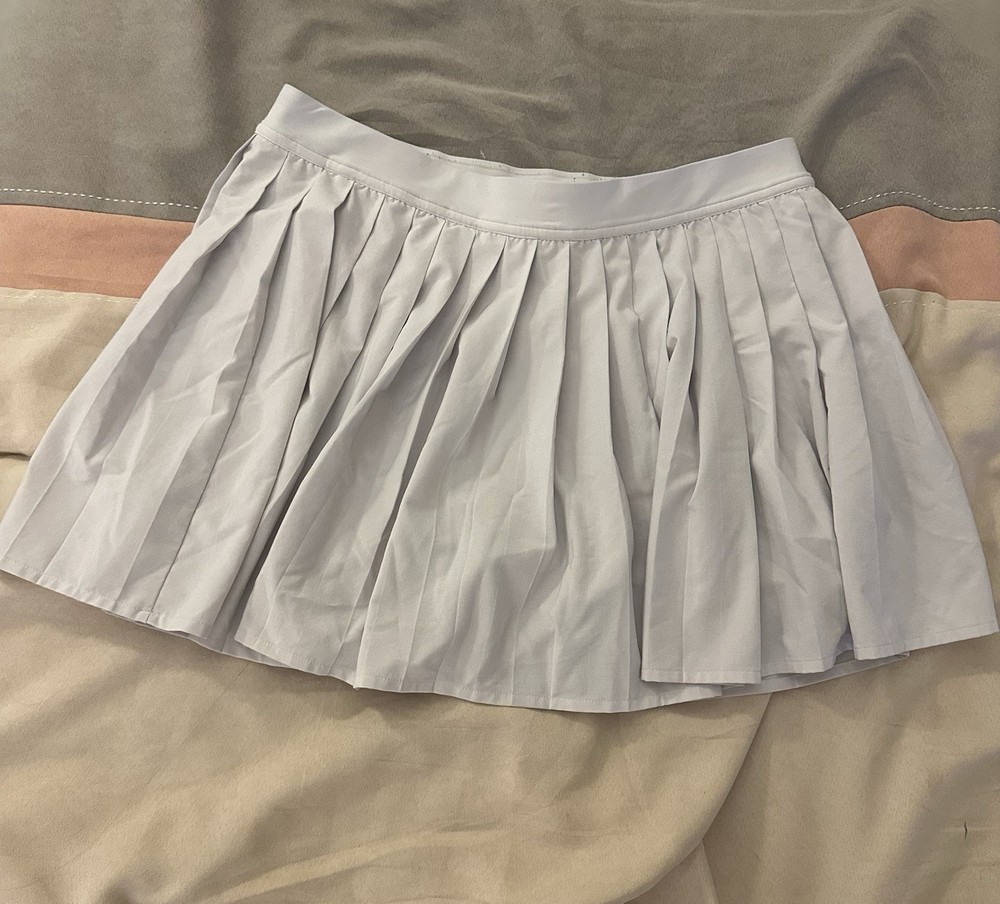 White Lululemon Pleated Tennis Skirt Size 10