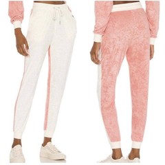 L*Space Back At It Colorblock Joggers, Rose Bud, Loungewear Size Medium, NWT
