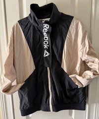 Reebok Women’s Black Focus Track Jacket with Front Flap & Pockets Size Small