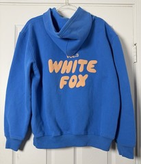 WHITE FOX Vol. 3 Women’s Hoodie Blue Offstage Azure Pullover Oversized SZ S/M