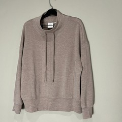 Varley Double Soft Oakdale Sweatshirt taupe brown Pullover Size medium NWOT
