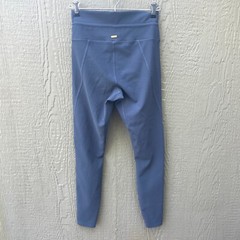 L*Space Women’s Size M Blue High Waisted Full Length Legging Work Out Drawstring