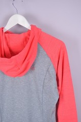 Womens Karpos Croda Da Lago Hoodie Fleece Pink Grey Stretch Size M Outdoor
