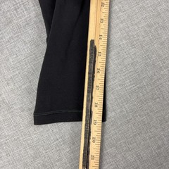 Athleta Leggings Womens M Petite Black Salutation Stash 7/8 Tight Ankle Pockets