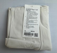 lululemon Align™ High-Rise Crop 23″ (LINED) Bone. Size 10 . New With Tag.