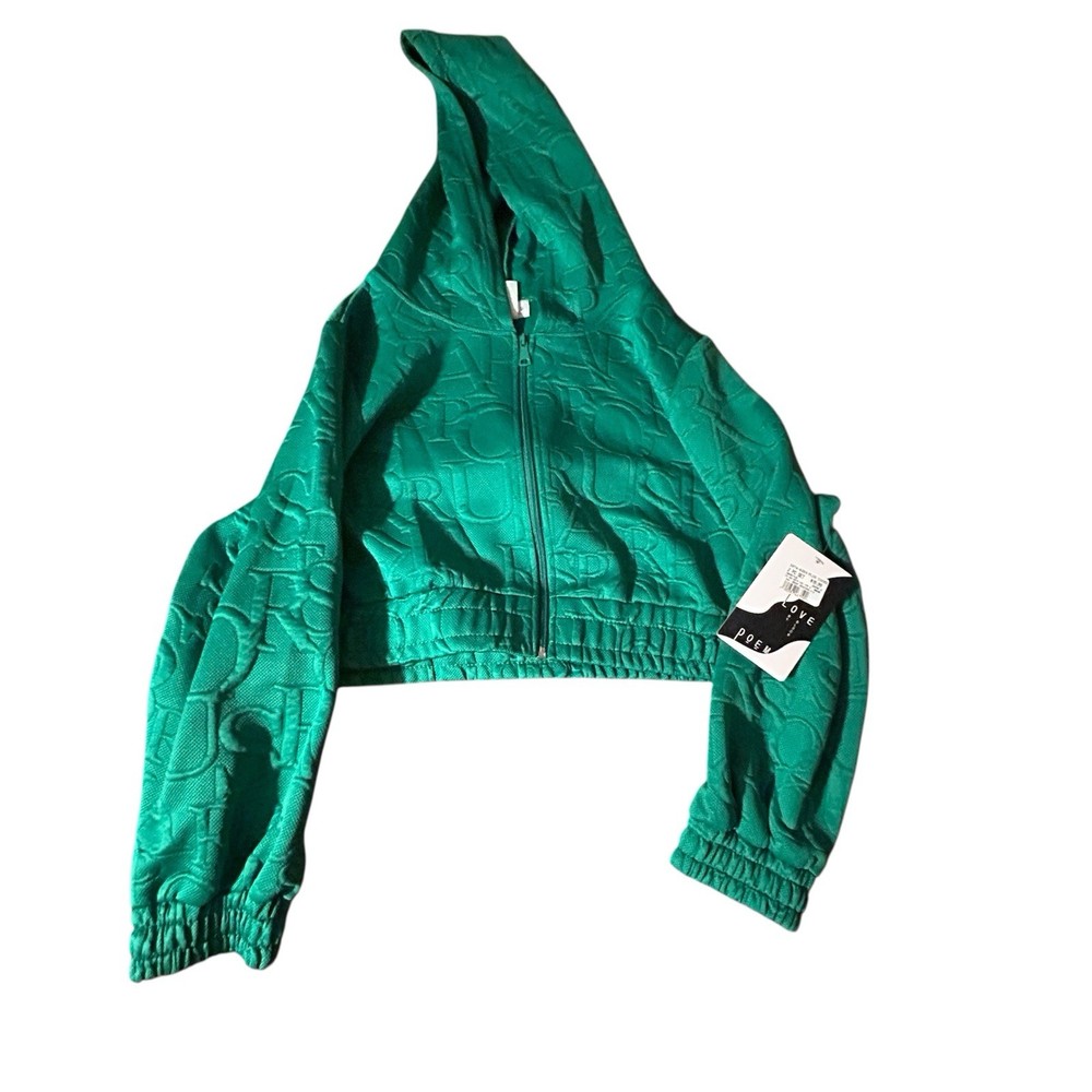 Green love poem Sweat Suit 2x