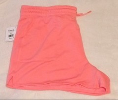 NWT Reebok Women’s Favorite French Terry Shorts – Salmon Rose, Size 3XL / XXXL