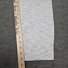 Lululemon Jogger Pants Womens 8 Gray Striped Tapered Elastic Waist Pockets Yoga