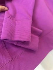 J. Jill Fit Purple Rib Knit Oversized Cowl Neck Tunic Sweatshirt Size XS