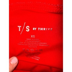 T/S by Thrive Red Star Laser Cut Pleated Tennis Skort XS