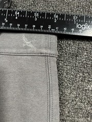 Eddie Bauer Activewear Leggings Womens Size 8 Gray Mid Rise Tapered Leg Stretch