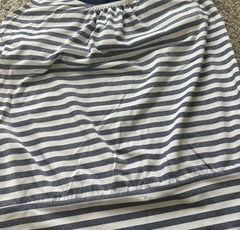 Victoria’s Secret VSX Striped Navy & Black Racerback Tank Top Size Small NWT