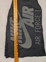 NIKE Shirt Women’s XS Tank Top Black Red Label AF1 Stars Logo Air Force 1
