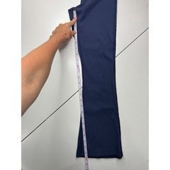 Outdoor Voices Ribbed Flare Leggings Navy Blue High Rise Yoga Pants Womens XS/S