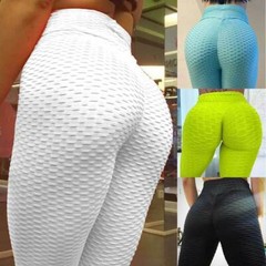 Tik Tok Womens Yoga Pants Anti-Cellulite Push Up Ruched High Waist Leggings Gym