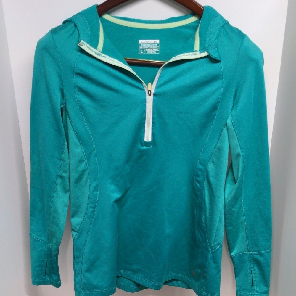 Layer 8 Teal Women’s Hoodie Sweatshirt