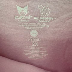 My Melody Kuromi Pink Graphic Sweatshirt Women’s 2X Festival Bloom Sanrio