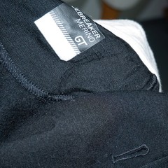 Icebreaker GT Women’s Merino Wool Full Zip Jacket Black White Mid Layer Size S