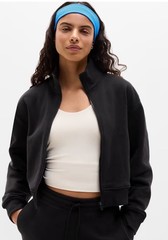 Athleta – Forever Fleece Track Jacket Black Large NWT $99