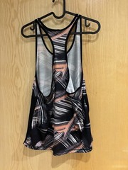 Primark racerback multicoloured workout top in size 10