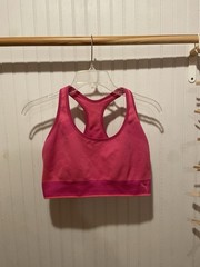 Puma Women’s Pink Elastic Sports Bra Size XL