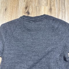 Carhartt Womens XS 0/2 Black Crewneck Sweatshirt Logo Sleeve Relaxed Fit
