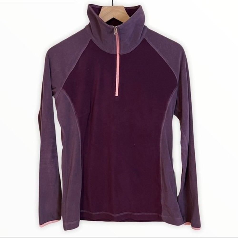 Columbia Womens Dahlia Purple Glacier Fleece Sweatshirt Size Medium